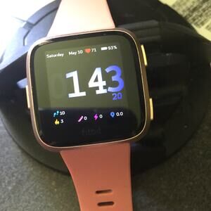 Fitbit Smartwatch with Pink Band